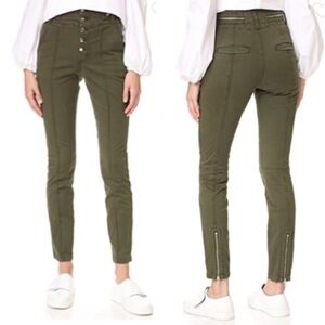 A.L.C Rowan High Rise Skinny Pants Size 6  Olive